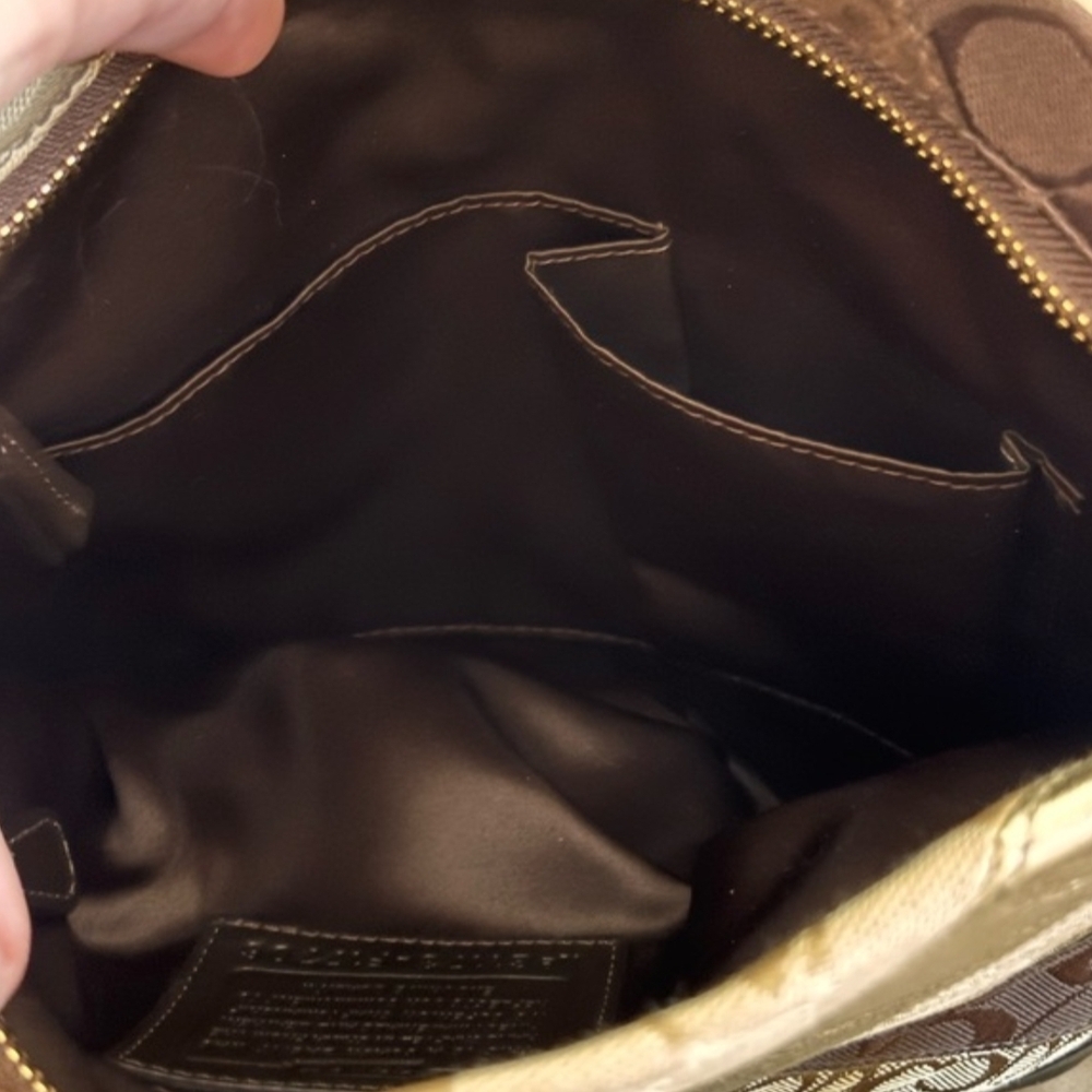 Coach Chevron Suede Multicolor Patchwork Shoulder… - image 16